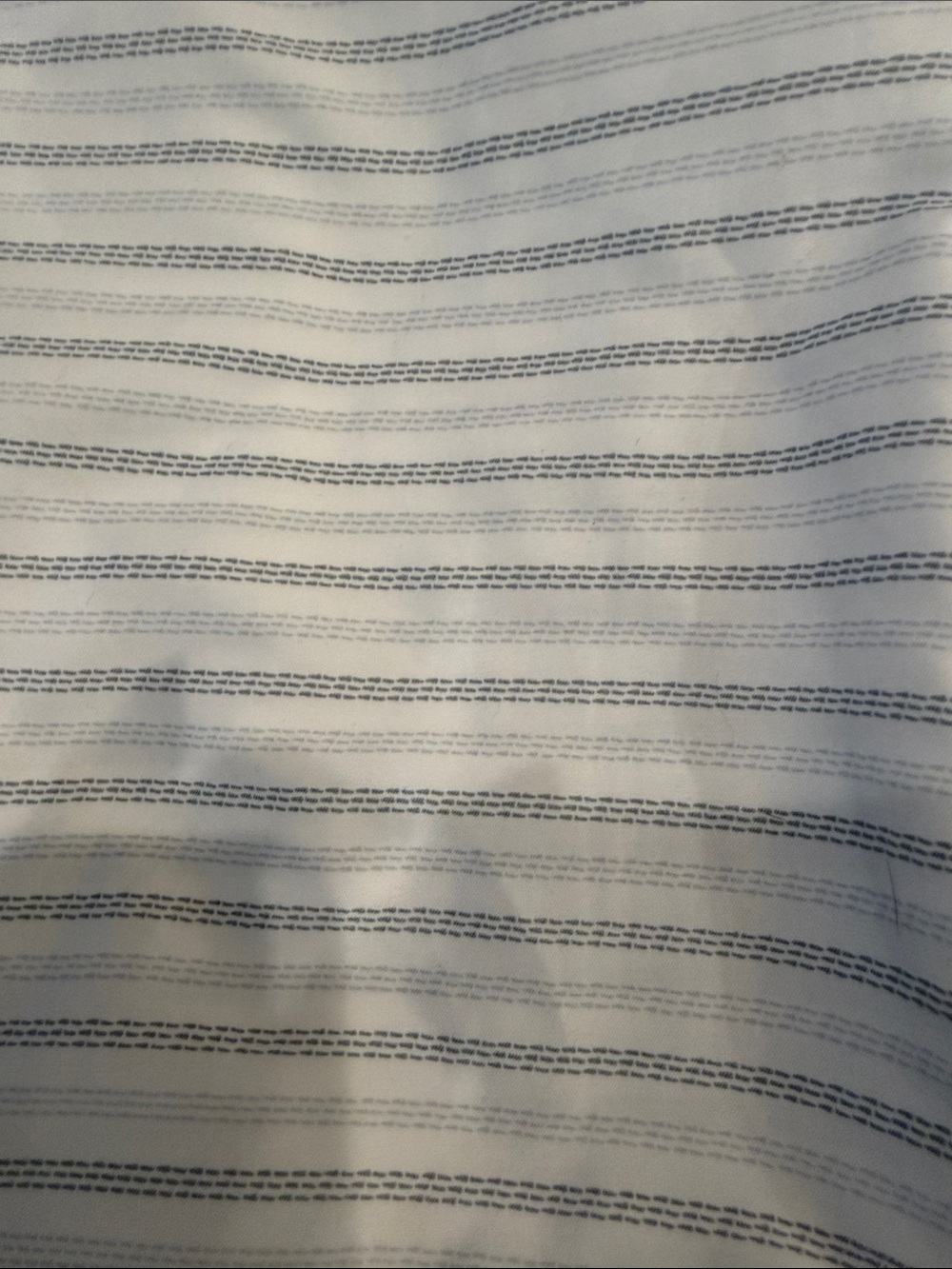 Striped White and Navy Bedding Sheet -